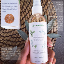 Load image into Gallery viewer, White Sage Smudge Spray for Positivity, Cleansing and Clearing Energy - Clean, Smoke-Free, Non Toxic Alternative to Incense &amp; Smudges