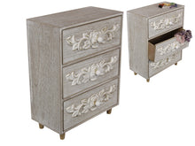 Load image into Gallery viewer, 26H 20W FILIGREE 3 DRAW CABINET SET