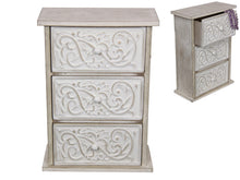 Load image into Gallery viewer, 27CM FILIGREE 3 DRAWER CABINET