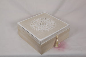 20CM MANDALA BOX WITH TASSEL