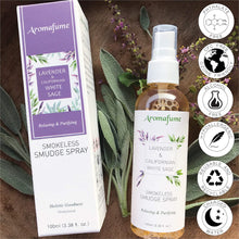 Load image into Gallery viewer, White Sage Smudge Spray with Lavender for Deepened Relaxation, Cleansing and Clearing Energy - Clean, Smoke-Free, Non Toxic Alternative to Incense &amp; Smudges